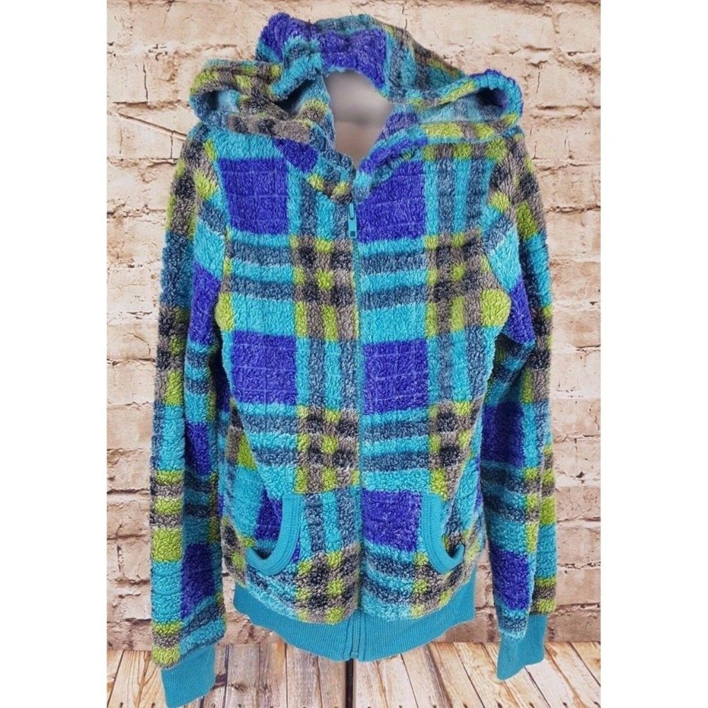 Eyeshadow Girls Hoodie Jacket Fleece Size M 10-12